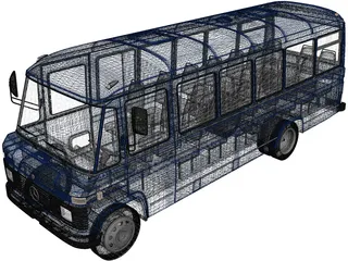 Mercedes-Benz O-309 (1979) 3D Model preview