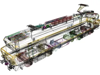 NS Class 1600 (1980) 3D Model preview