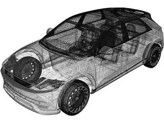 Hyundai IONIQ 5 (2022) 3D Model preview
