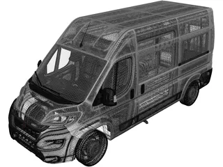 Fiat Ducato (2014) 3D Model preview