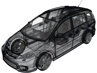 Mazda 5 Sport (2005) 3D Model preview