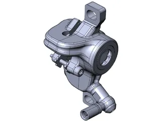 Magura MT4 Brake Caliper 3D Model preview