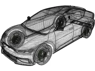 Kia EV6 GT (2022) 3D Model preview