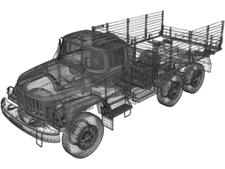 ZIL 131 (1966) 3D Model preview