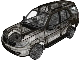 Tata Safari Storme (2015) 3D Model preview