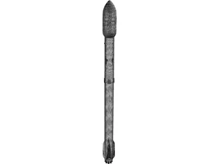 Spacex Falcon 9 3D Model preview