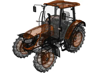 Kubota M7060 (2018) 3D Model preview