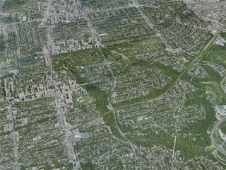 Toronto City, North, Canada (2020) 3D Model preview