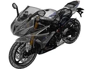 Triumph Daytona 675 (2014) 3D Model preview