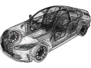 BMW M3 Competition (2021) 3D Model preview