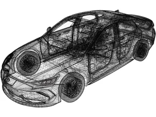 Hyundai Lafesta (2021) 3D Model preview