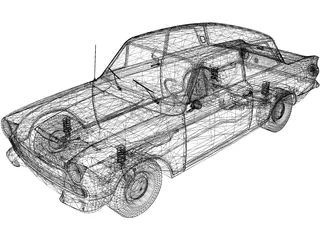 Lotus Cortina 3D Model preview