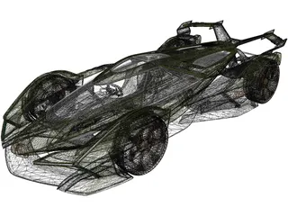 Lambo V12 Vision Gran Turismo (2020) 3D Model preview