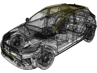 Kia Stonic GT-Line (2021) 3D Model preview