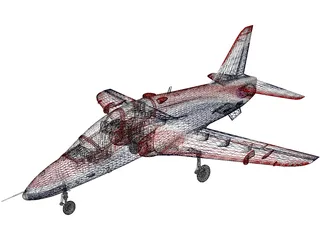 BAE Hawk T1 3D Model preview