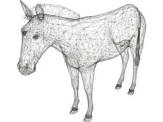 Zebra 3D Model preview