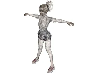 Woman 3D Model preview