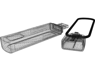 USB Pen 3D Model preview
