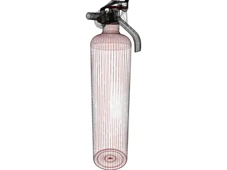 Fire Extinguisher 3D Model preview