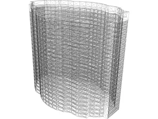 Berlin City House 3D Model preview