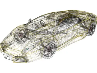 Lamborghini Reventon (2008) 3D Model preview