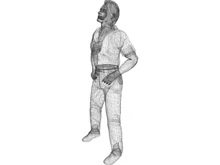 Man 3D Model preview
