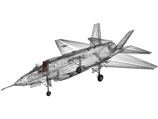 Lockheed Martin JSF F-35 3D Model preview