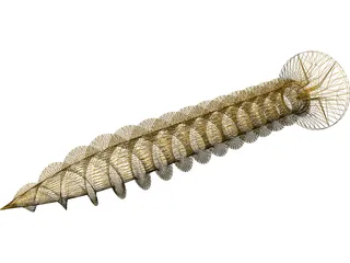 Wood Screw 3D Model preview