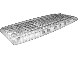 Computer Keyboard 3D Model preview