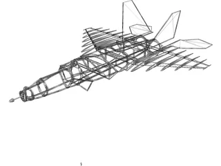 F-22 Raptor for Free Fly 3D Model preview