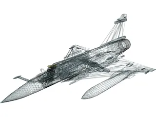 Dassault Mirage 2000-5 3D Model preview