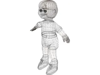Doll Boy 3D Model preview