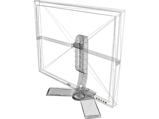 Monitor Dell 3D Model preview