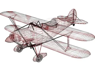 Pitts Special 3D Model preview
