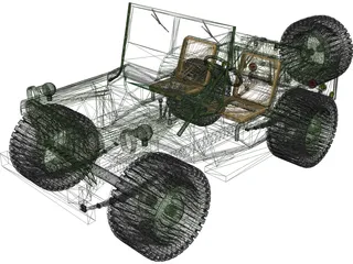 Jeep 3D Model preview
