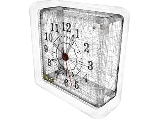 Alarm Clock 3D Model preview