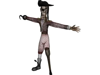 Pirate 3D Model preview