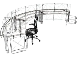 Reception 3D Model preview