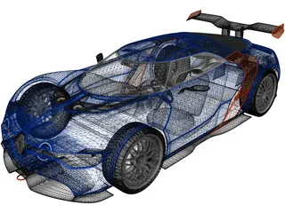 Renault Alpine A110-50 (2012) 3D Model preview