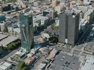 Hollywood City, USA (2021) 3D Model preview