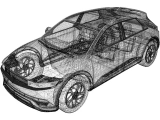 Hyundai iONIQ 5 (2021) 3D Model preview