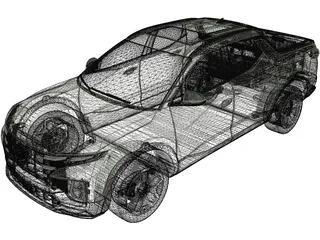 Hyundai Santa Cruz (2022) 3D Model preview