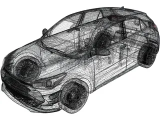 Kia Rio Hatchback (2021) 3D Model preview