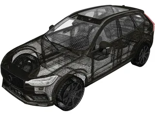 Volvo XC60 (2018) 3D Model preview