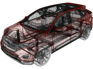 Ford Edge (2015) 3D Model preview
