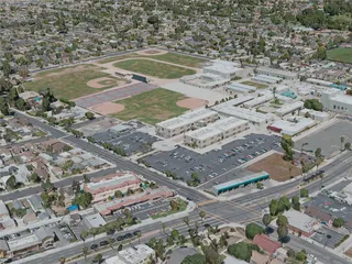 Anaheim City, USA (2021) 3D Model preview