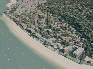 Arcachon City, France (2021) 3D Model preview