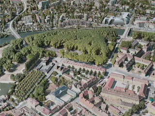 Besancon City, France (2021) 3D Model preview
