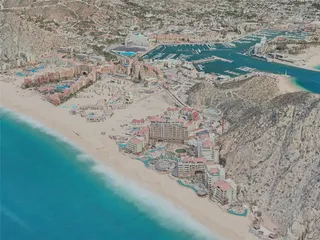 Cabo San Lucas City, Mexico (2021) 3D Model preview