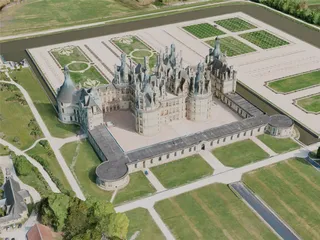 Chambord Castle, France (2021) 3D Model preview